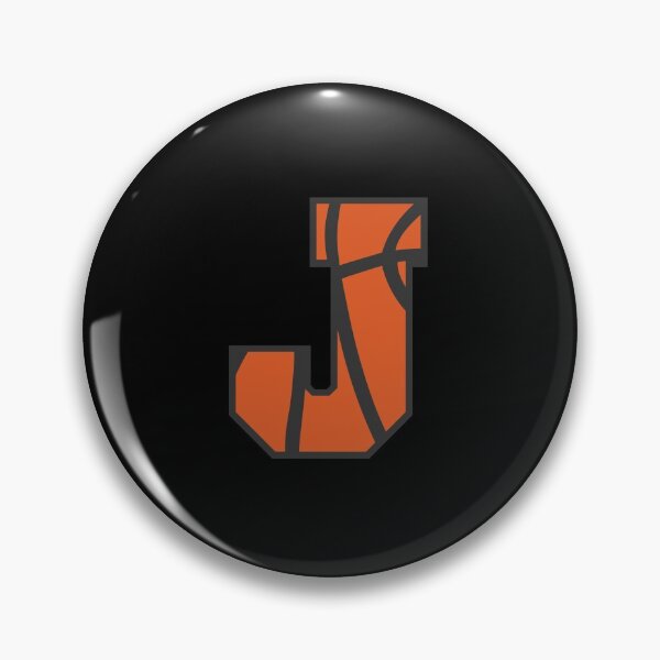 Item preview, Letter J Monogram | Basketball designed and sold by SerendipityNow.