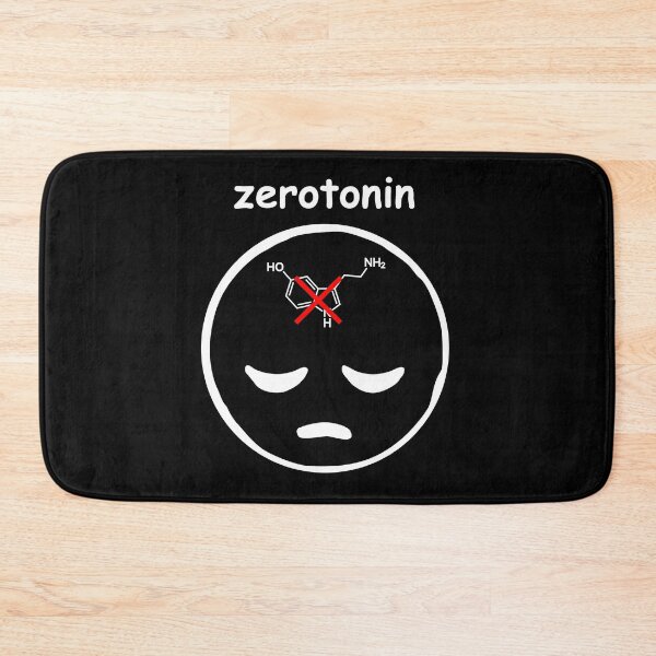 Item preview, Zerotonin - 5-HT - white designed and sold by RosArt100.