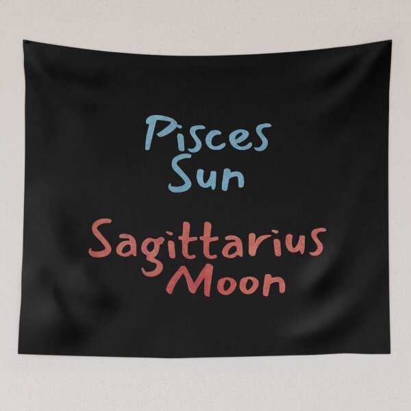 Item preview, Pisces Sun Sagittarius Moon Text designed and sold by leomooncreates.