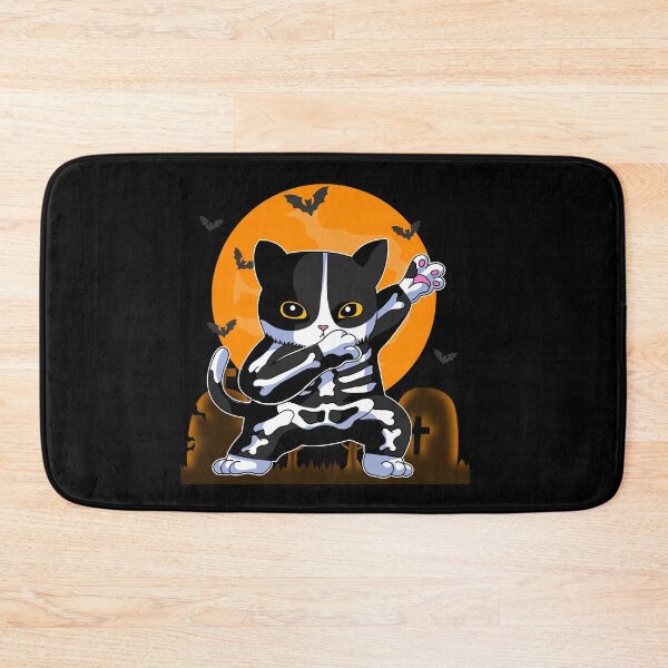 Artikelvorschau, Lustige Halloween-Katze, die Skelett tupft entworfen und verkauft von MagicBoutique.