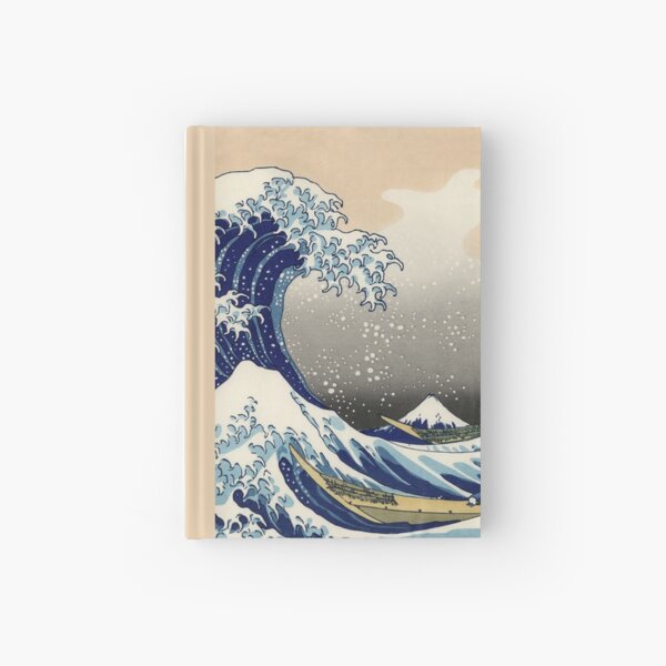 The Great Wave off Kanagawa, Hokusai Hardcover Journal