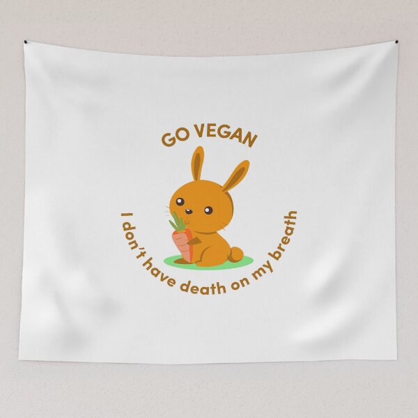 Item preview, go vegan : i don't have death on my breath designed and sold by HMMOUCH.