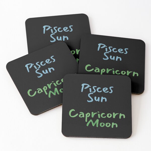 Item preview, Pisces Sun Capricorn Moon Text designed and sold by leomooncreates.