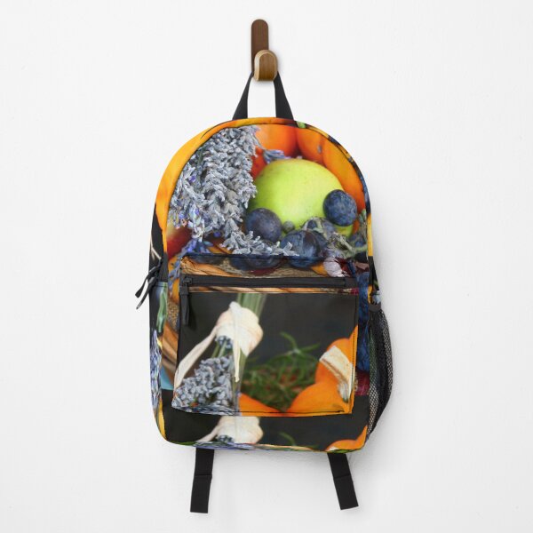 Item preview, Basketful of Pumpkins and Fruits designed and sold by NatureGo.