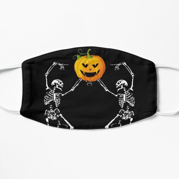 Dancing Pumpkin Face Masks Redbubble - pumpkin candy skull roblox
