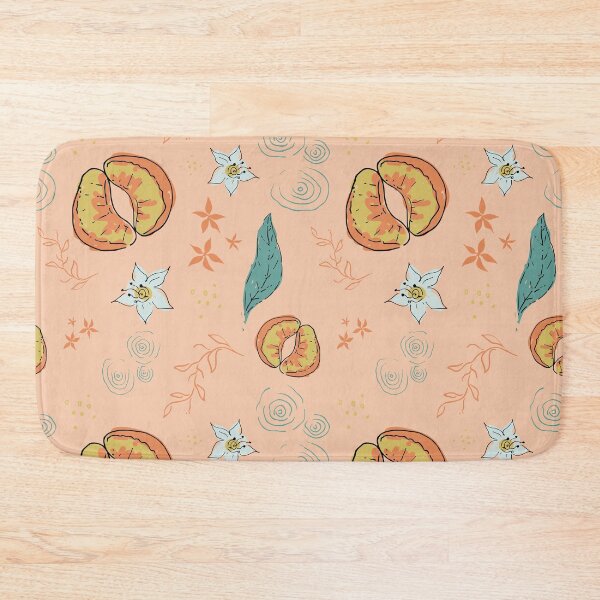 Item preview, Fika - Orange pattern designed and sold by Fika the Podcast.