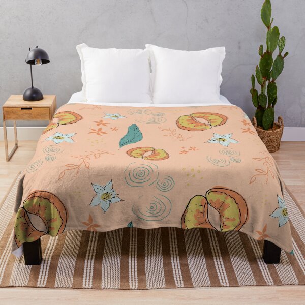 Item preview, Fika - Orange pattern designed and sold by Fika the Podcast.