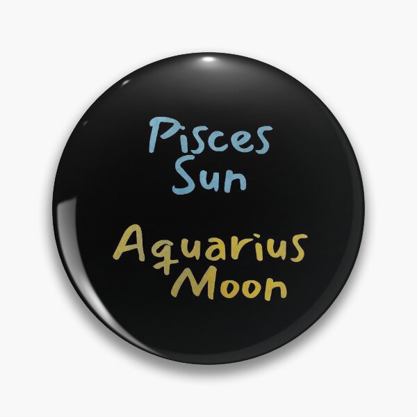 Item preview, Pisces Sun Aquarius Moon Text designed and sold by leomooncreates.