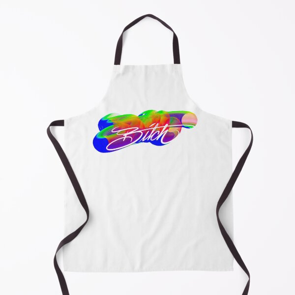 Item preview, Rainbow swirled Bitch word designed and sold by Tiggyplay.