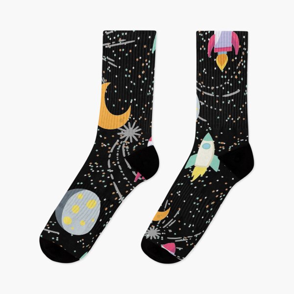 Item preview, Mid Century Modern Rocket Space Pattern designed and sold by P9Designs.