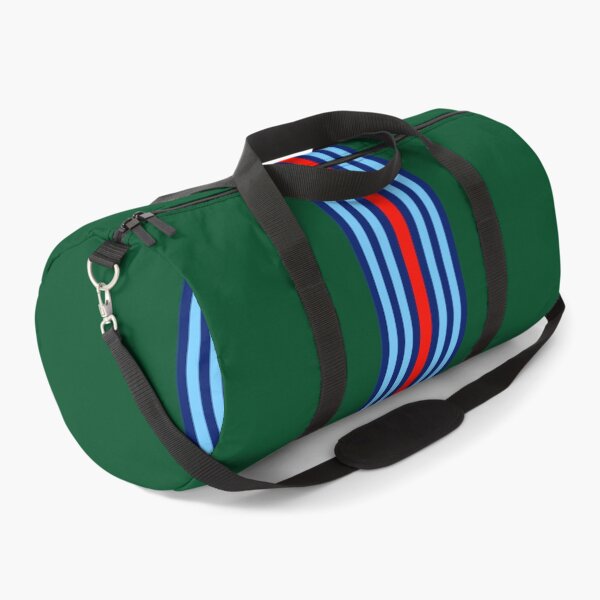 Item preview, Martini Racing Stripes on British Racing Green – Vintage Motorsport Livery, Classic Racing Design designed and sold by Road To Track.