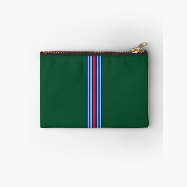Item preview, Martini Racing Stripes on British Racing Green – Vintage Motorsport Livery, Classic Racing Design designed and sold by Road To Track.