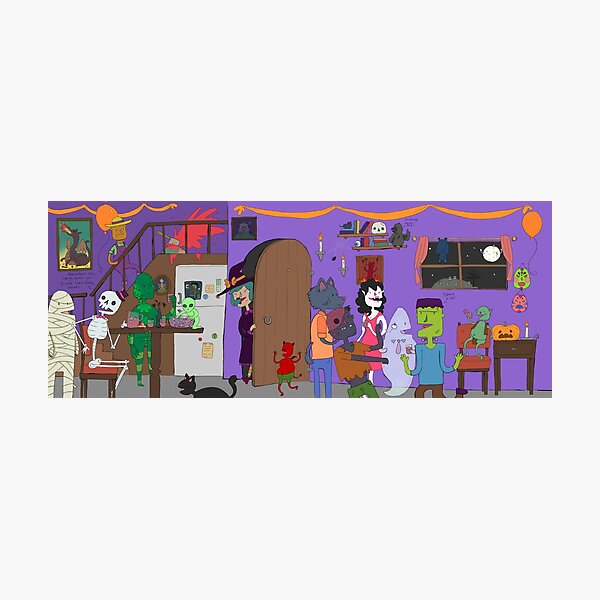 Monster Party Photographic Print