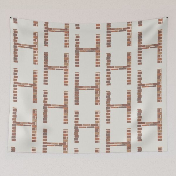 Item preview, Brick wall H letter designed and sold by EngineerGoC.