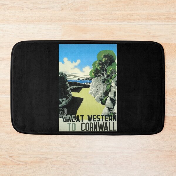 Item preview, To Cornwall retro poster designed and sold by CorasPosters.