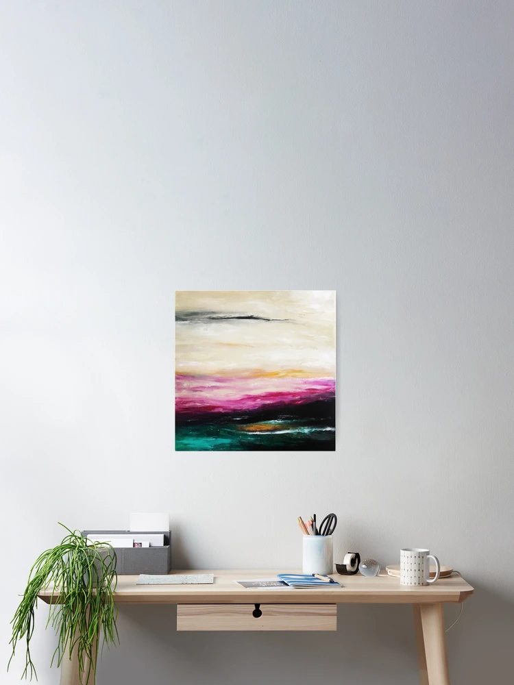 Thumbnail 2 of 3, Poster, Abstract Landscape designed and sold by Rebecca Bartlemay.