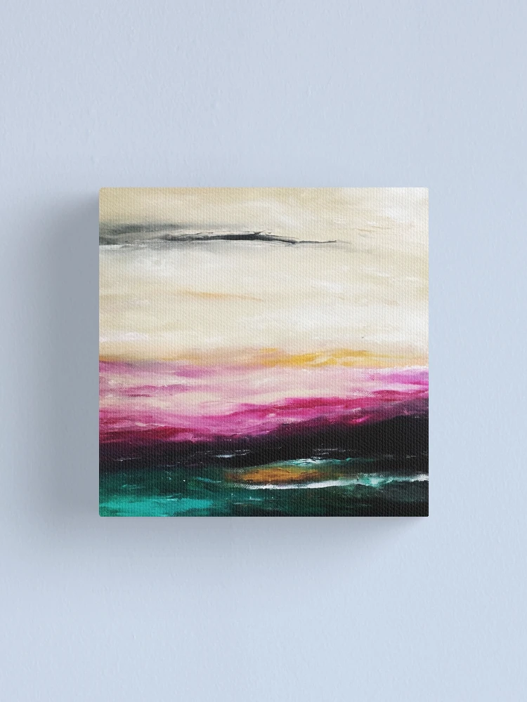 Thumbnail 1 of 3, Canvas Print, Abstract Landscape designed and sold by Rebecca Bartlemay.