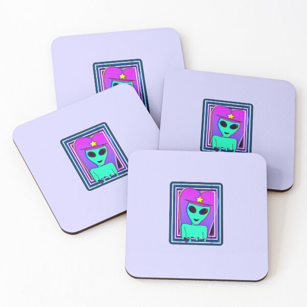 Item preview, Neon star alien designed and sold by IndigoLove.