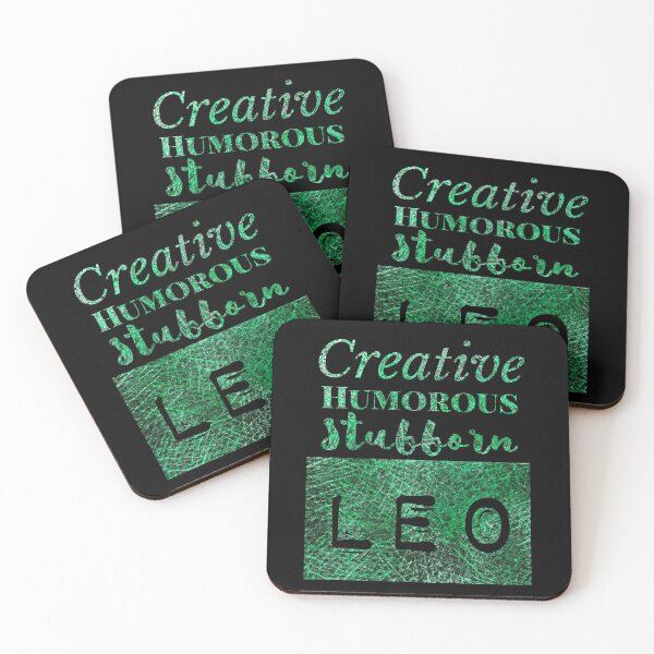 Item preview, Leo Zodiac Sign Green Waffles Pattern Design designed and sold by AMSonArt.