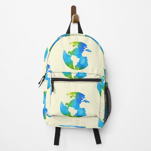 Item preview, Globe Earth Green Watercolor Vegan designed and sold by thefrshmachine.