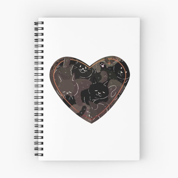 Item preview, Cat Halloween Heart designed and sold by Maegan Castleton.