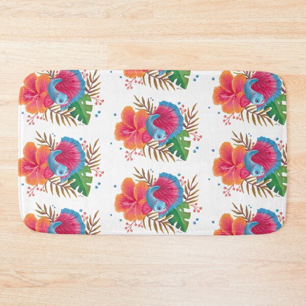 Item preview, Betta Fish in Tropical Flora designed and sold by rooandjoo.