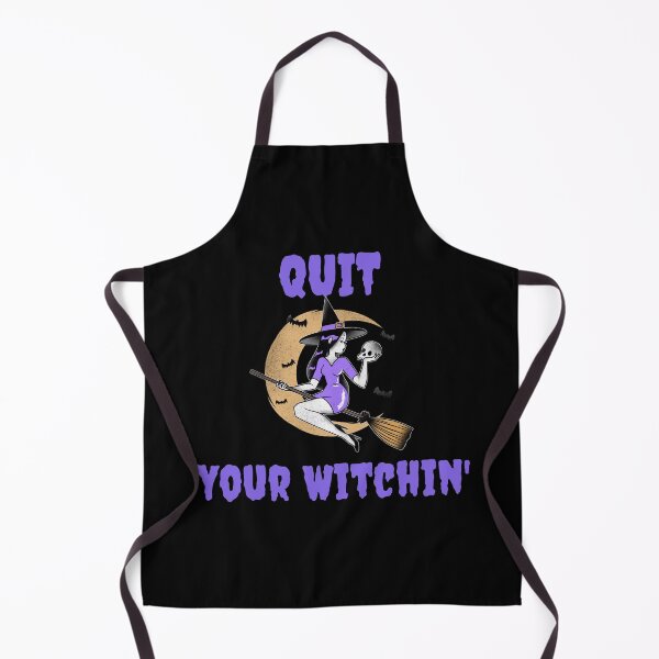 Item preview, Quit Your Witchin' Funny Halloween Pun designed and sold by ZiesMerch.