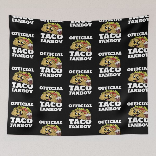 Artikelvorschau, Lustiger Taco Fanboy mexikanischer Essensliebhaber entworfen und verkauft von Bonehead Creations.
