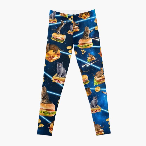 Cats, Doritos, SPACE Leggings for Sale by BattleGoat