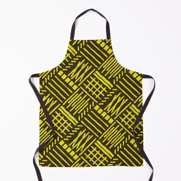 Item preview, awn Crossing Lines Pattern – Yellow & Brown designed and sold by RoguePatterns.