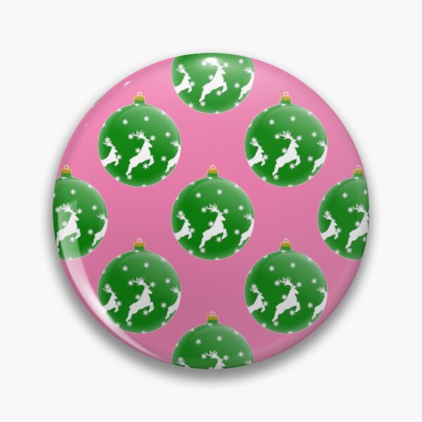 Item preview, Merry Christmas Reindeer Bulb Repeating Pattern designed and sold by ThingsByJoy.
