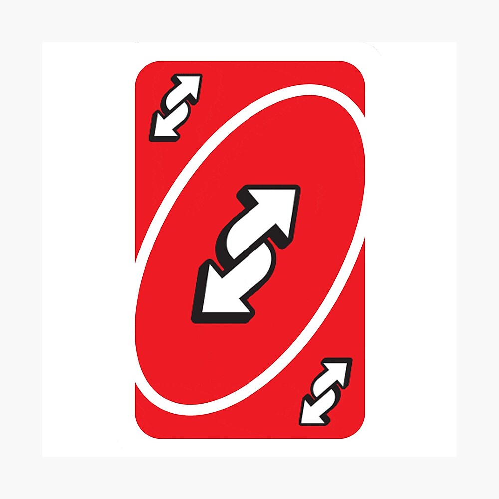 Reverse Card Meme Poster