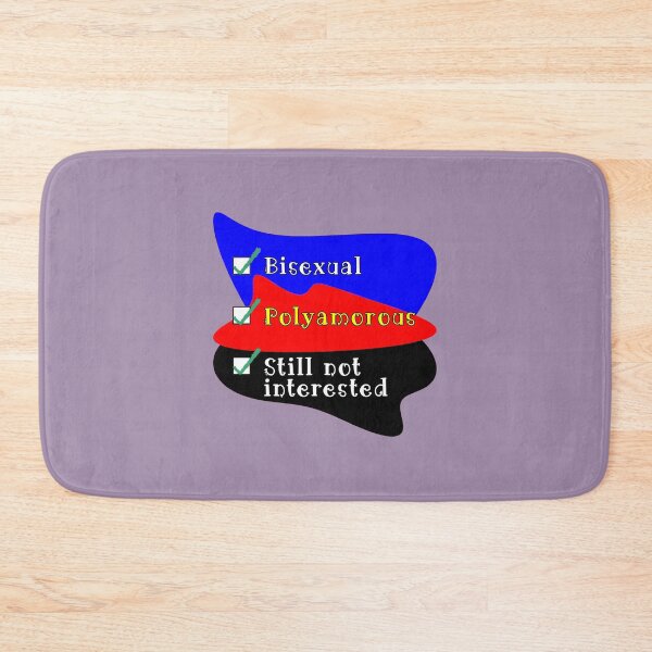 Item preview, Bi, Polyam, And Still Not Interested Polyamorous Flag Colours designed and sold by dysperdis.