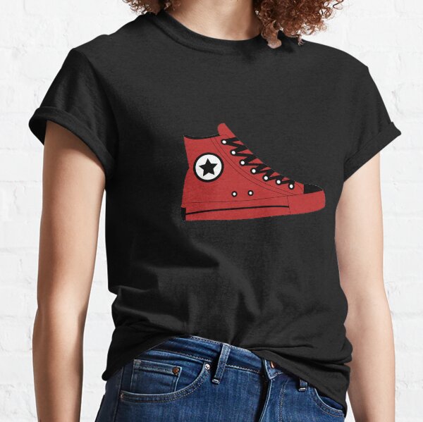red converse t shirt