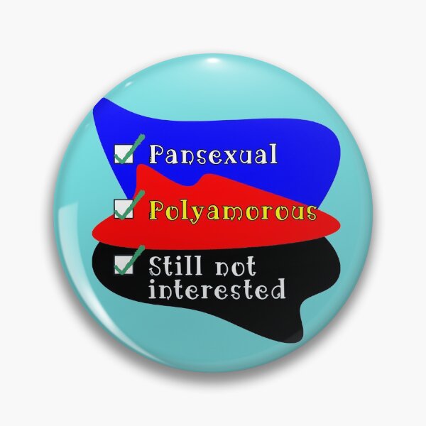 Item preview, Pan, Polyam, And Still Not Interested Polyamory Pride Flag Colours designed and sold by dysperdis.