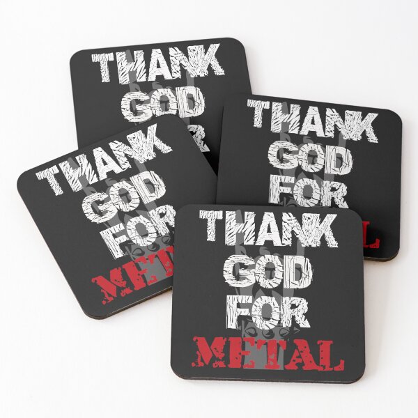 Item preview, Thank God for Metal designed and sold by ShirtheadDesign.