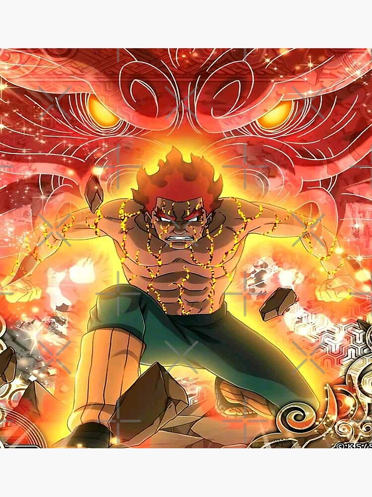 The Red Dragon Hero Is No Good Guy "Might guy the red dragon" Poster by zidaneaz | Redbubble