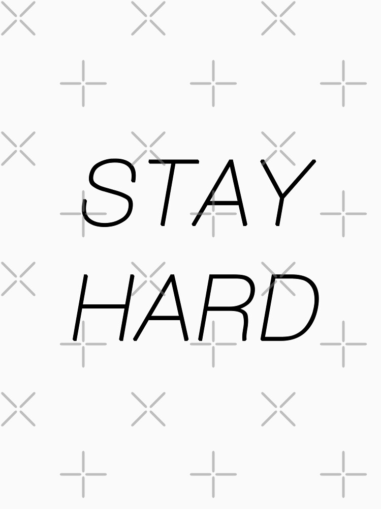 "Stay Hard" Tshirt for Sale by Veens Redbubble jocko tshirts