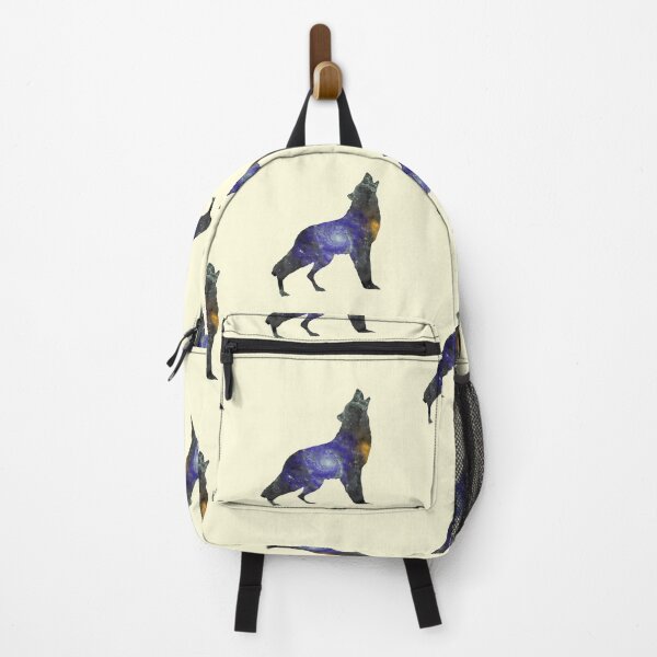 Item preview, Wolf Space Howl Galaxy Universe Watercolor designed and sold by thefrshmachine.