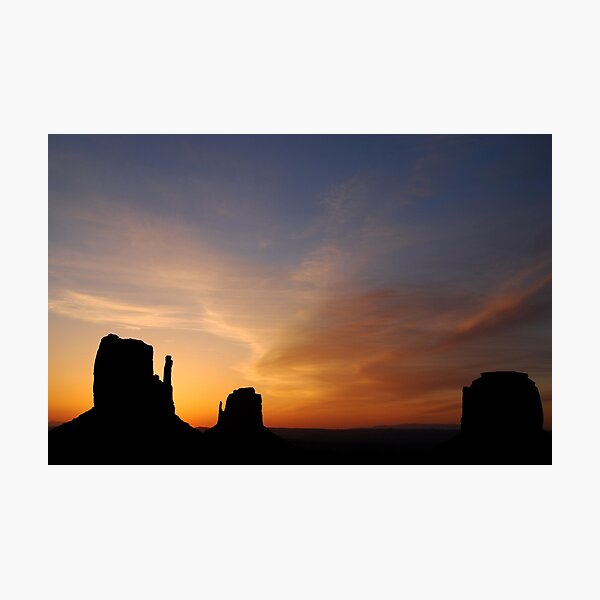 Approach of Day Photographic Print