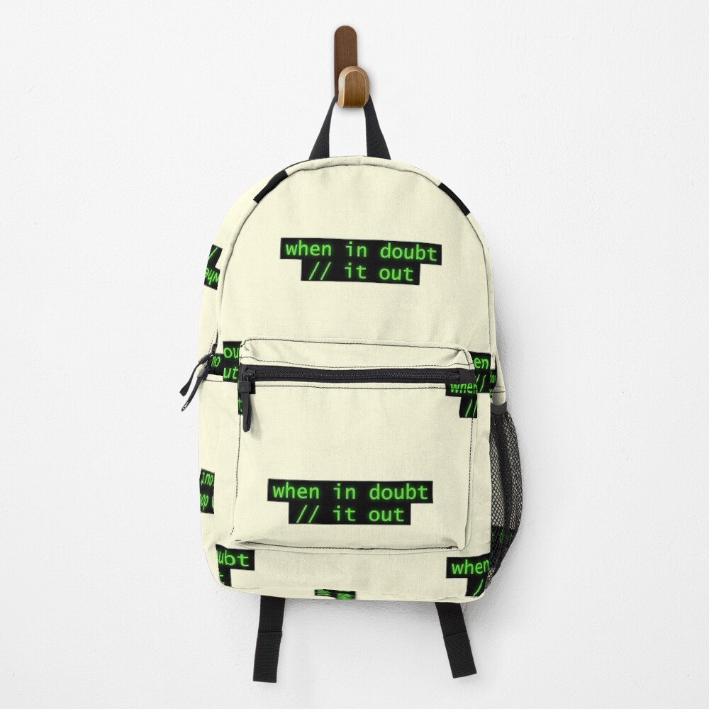 Item preview, Backpack designed and sold by thefrshmachine.