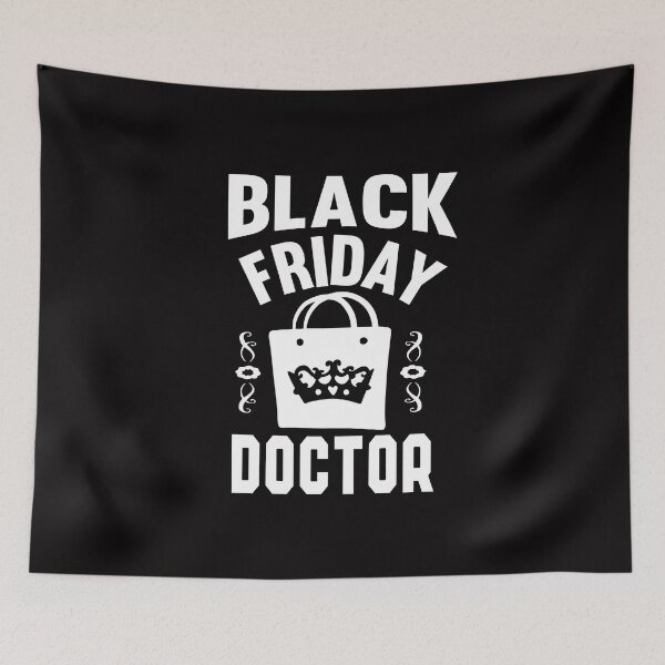 Item preview, Black Friday Doctor: I Go Shopping  designed and sold by cutitoutsir.