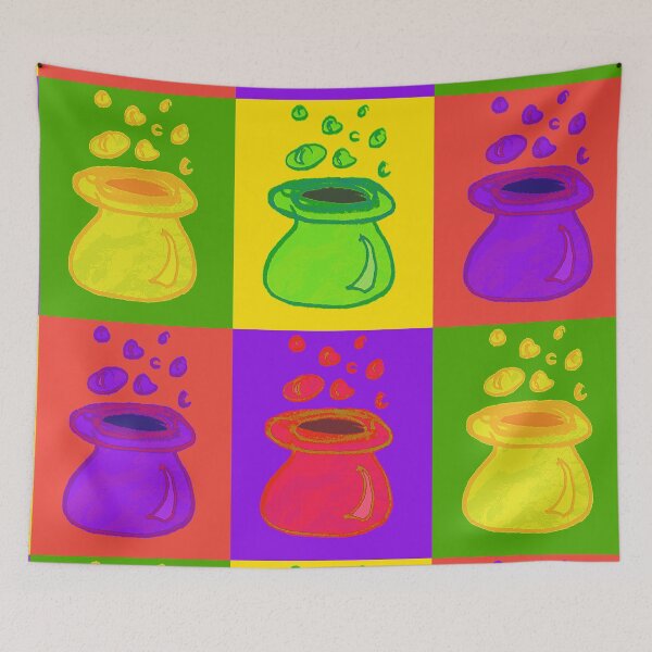 Item preview, Multicolour Pop Art Cauldrons  designed and sold by DesignsofNote.