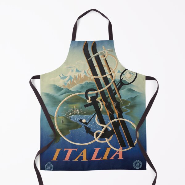 Item preview, Italia retro poster designed and sold by CorasPosters.