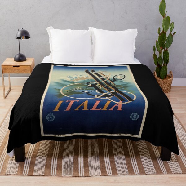 Item preview, Italia retro poster designed and sold by CorasPosters.