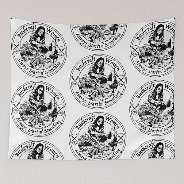 Item preview, Bushcraft Women Fire 1 color designed and sold by dzdart.