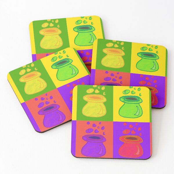 Item preview, Multicolour Pop Art Cauldrons  designed and sold by DesignsofNote.