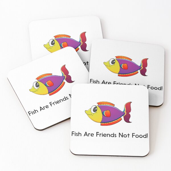 Item preview, fish are friends not food designed and sold by HMMOUCH.