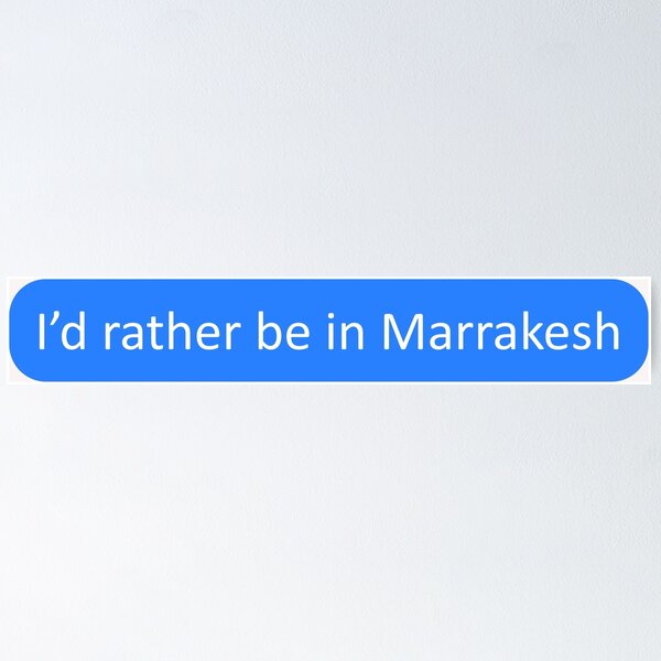 Item preview, I'd rather be in Marrakesh designed and sold by SmileMiau.