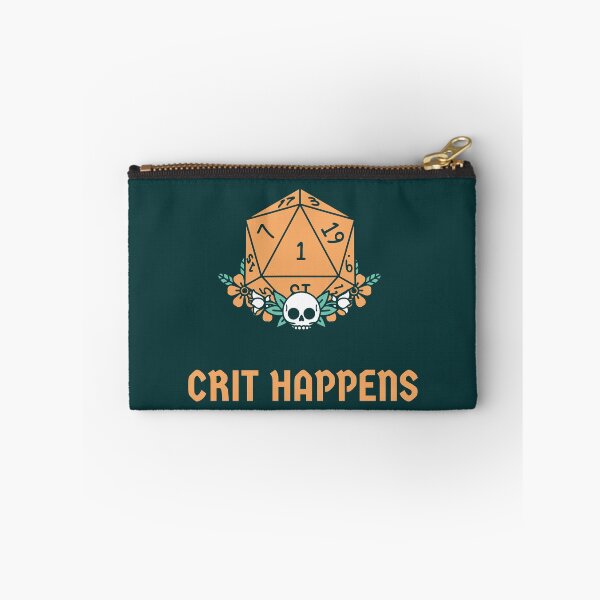 Item preview, D N D - Gaming Dice Crit Happens designed and sold by Peculiar Parents Club.